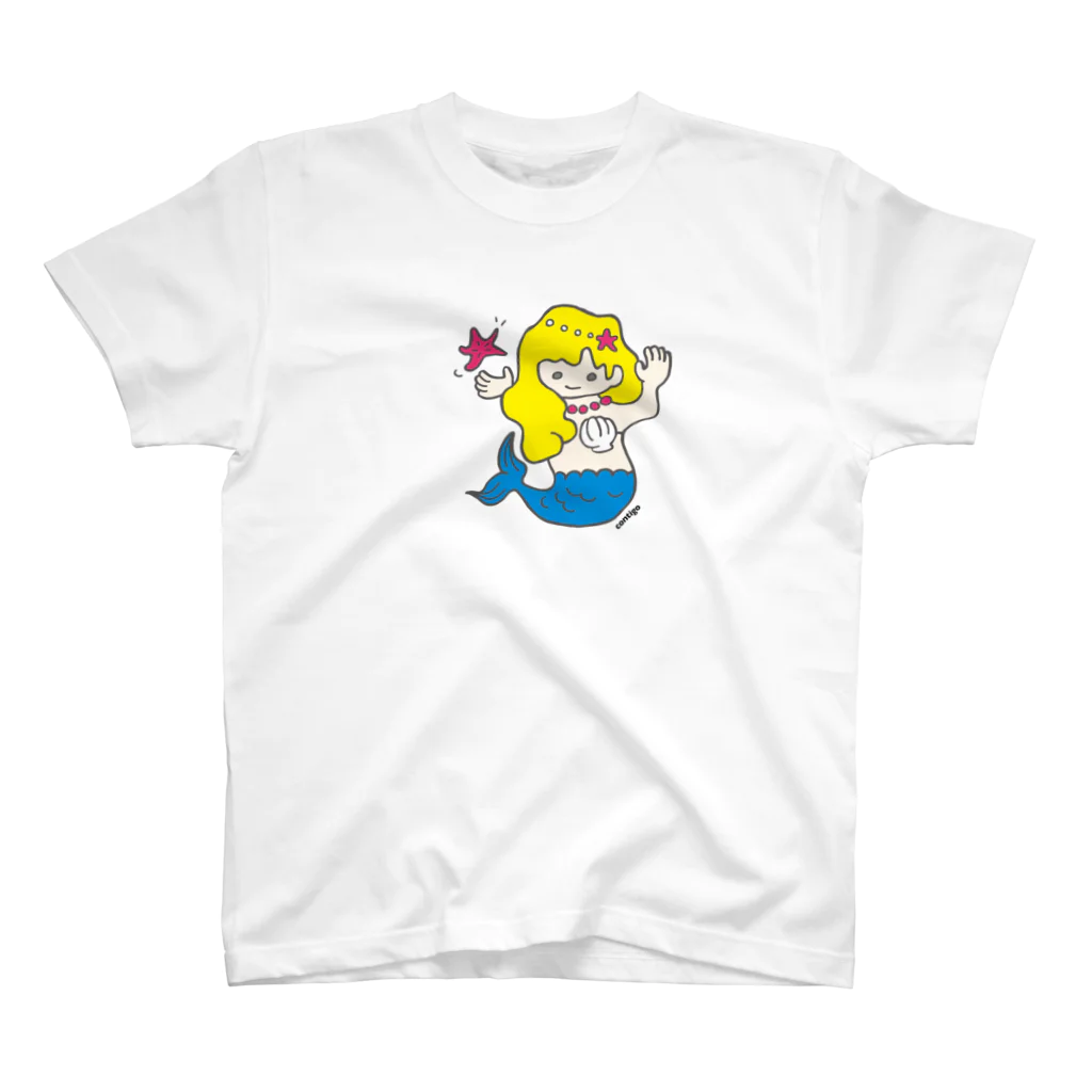 コンティーゴ・デザインのマーメイドちゃん Regular Fit T-Shirt