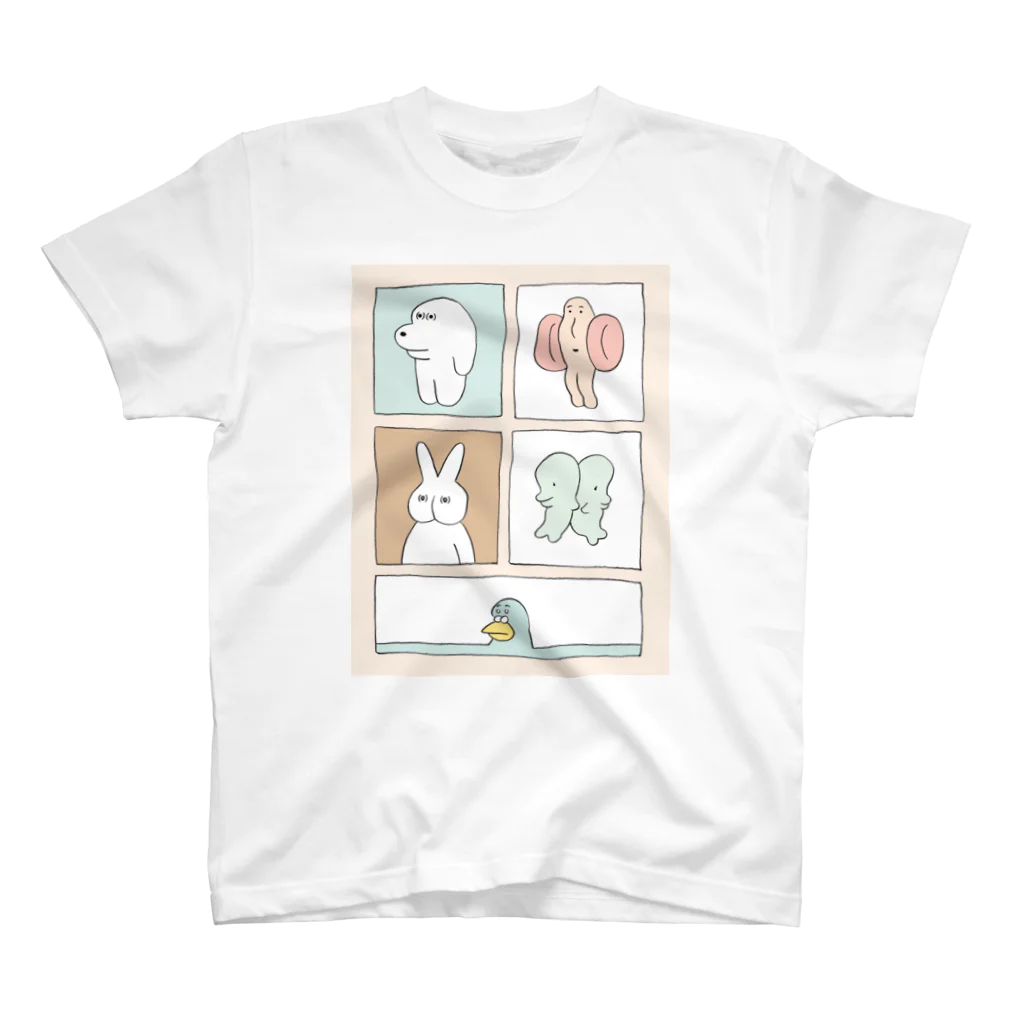 makomoのおもしろショップのうれしい絵ポスター Regular Fit T-Shirt