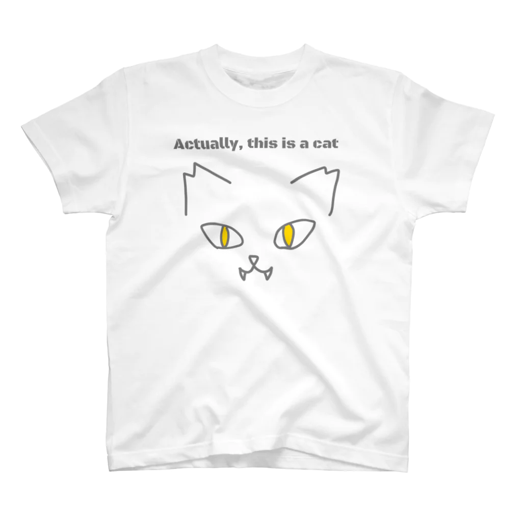 岸本悠生の実は猫なんです３（野良） スタンダードTシャツ