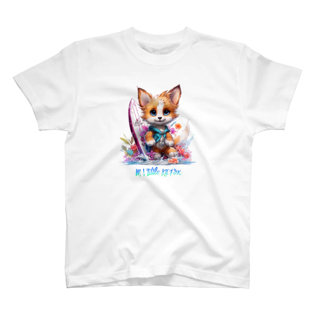 みゆみん@YouTuber ／M|Little Kit Foxのサーフィン 兄妹(兄) Tシャツ Regular Fit T-Shirt