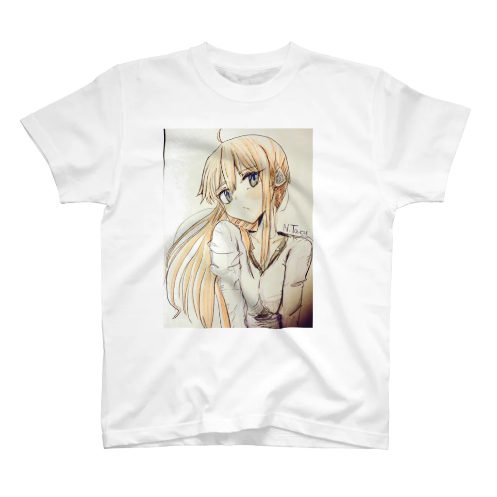 ねじまき太郎のオレンジな女の子 スタンダードTシャツ