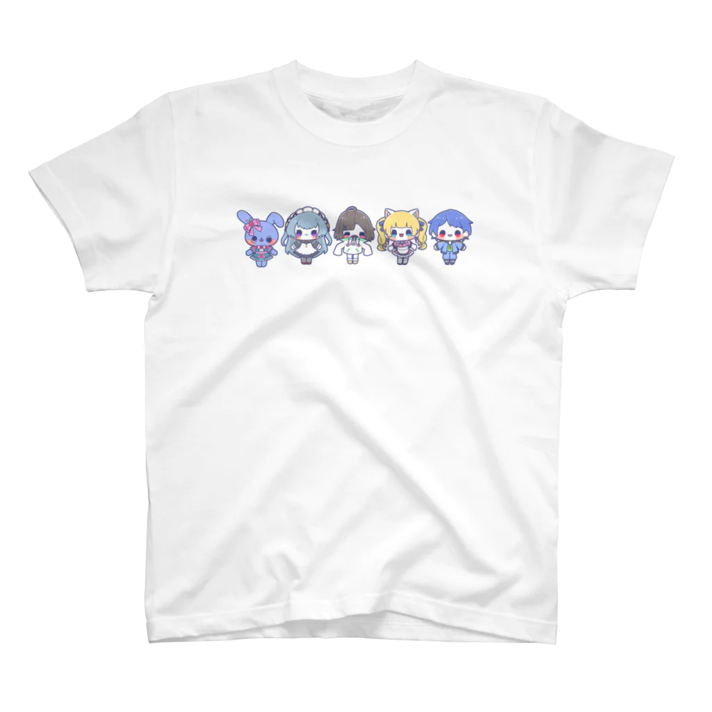 きょうりゅうのちーさんのはにっくのひ スタンダードTシャツ