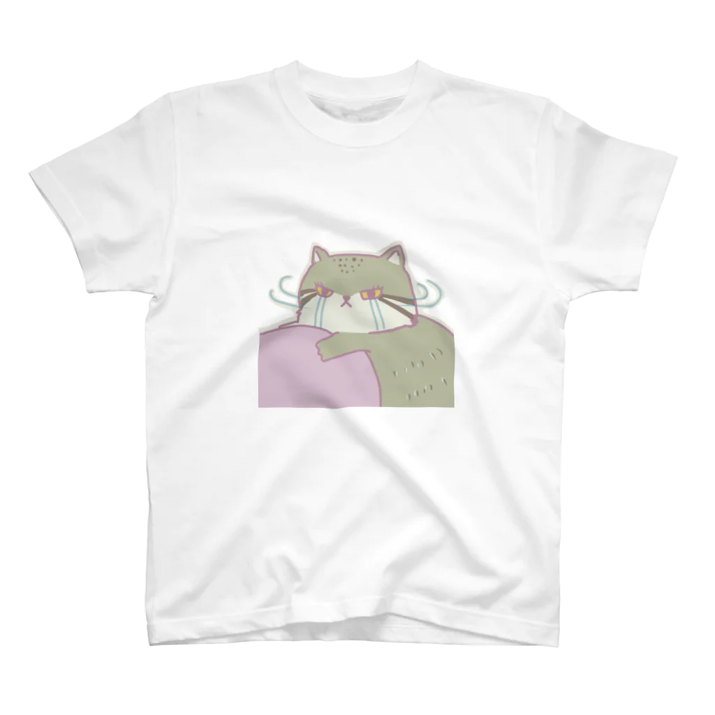 いわのり。の泣くマヌちゃん スタンダードTシャツ