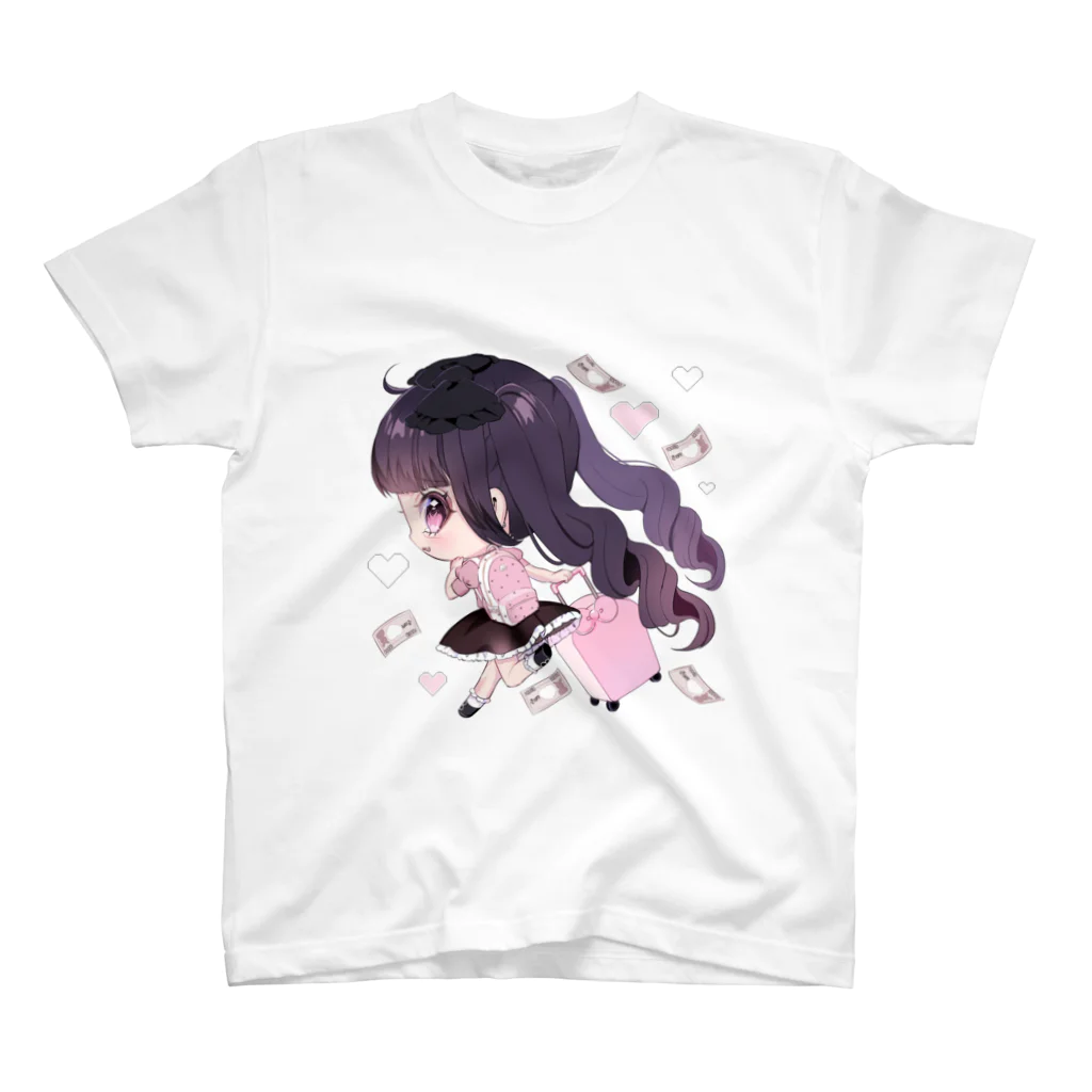 ʚ蚕ちゃんɞ  の必ず稼いでエースになる！ スタンダードTシャツ