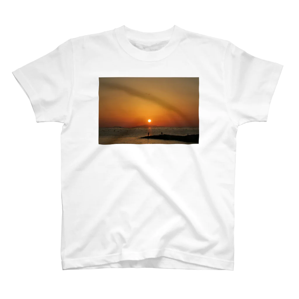 Kiso&co.の林崎の夕焼け スタンダードTシャツ