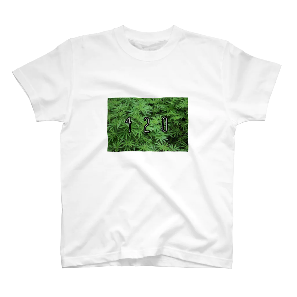 BlackJokesShopの420（大麻） Regular Fit T-Shirt