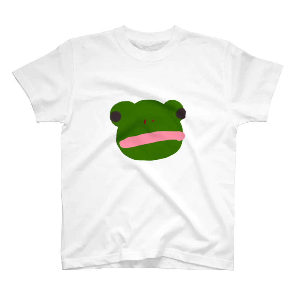 ともっぺの公式グッズ🐸のともっぺの落書き スタンダードTシャツ