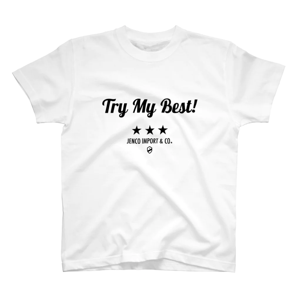 JENCO IMPORT & CO.のJENCO -Try My Best!- Regular Fit T-Shirt