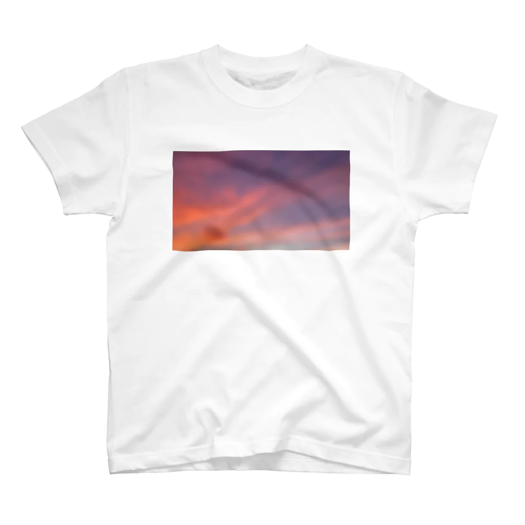 rhyth(リズ)(仮)の夕焼け空 スタンダードTシャツ