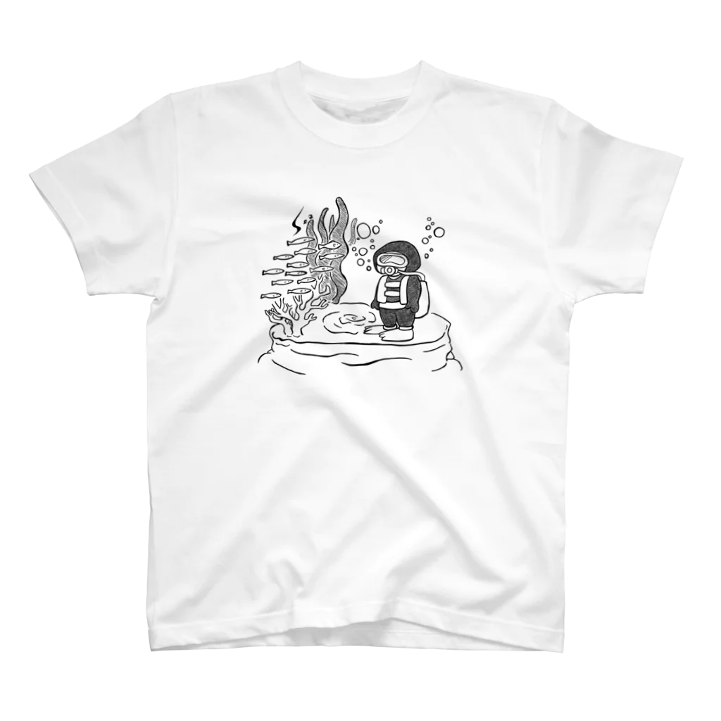 米粉パンの潜水くん スタンダードTシャツ