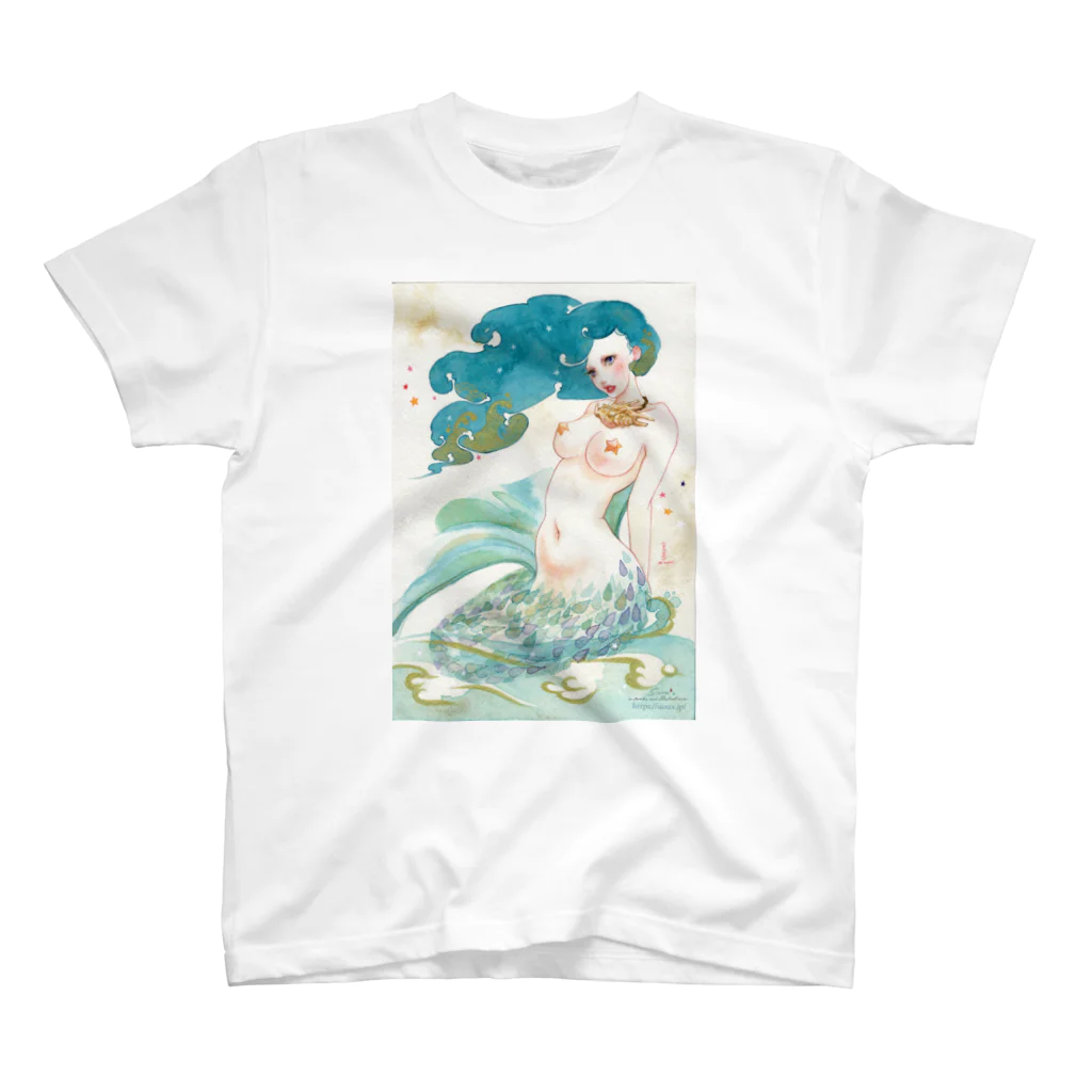 水彩少女の[人魚の歌 5番目の姉 ] Regular Fit T-Shirt