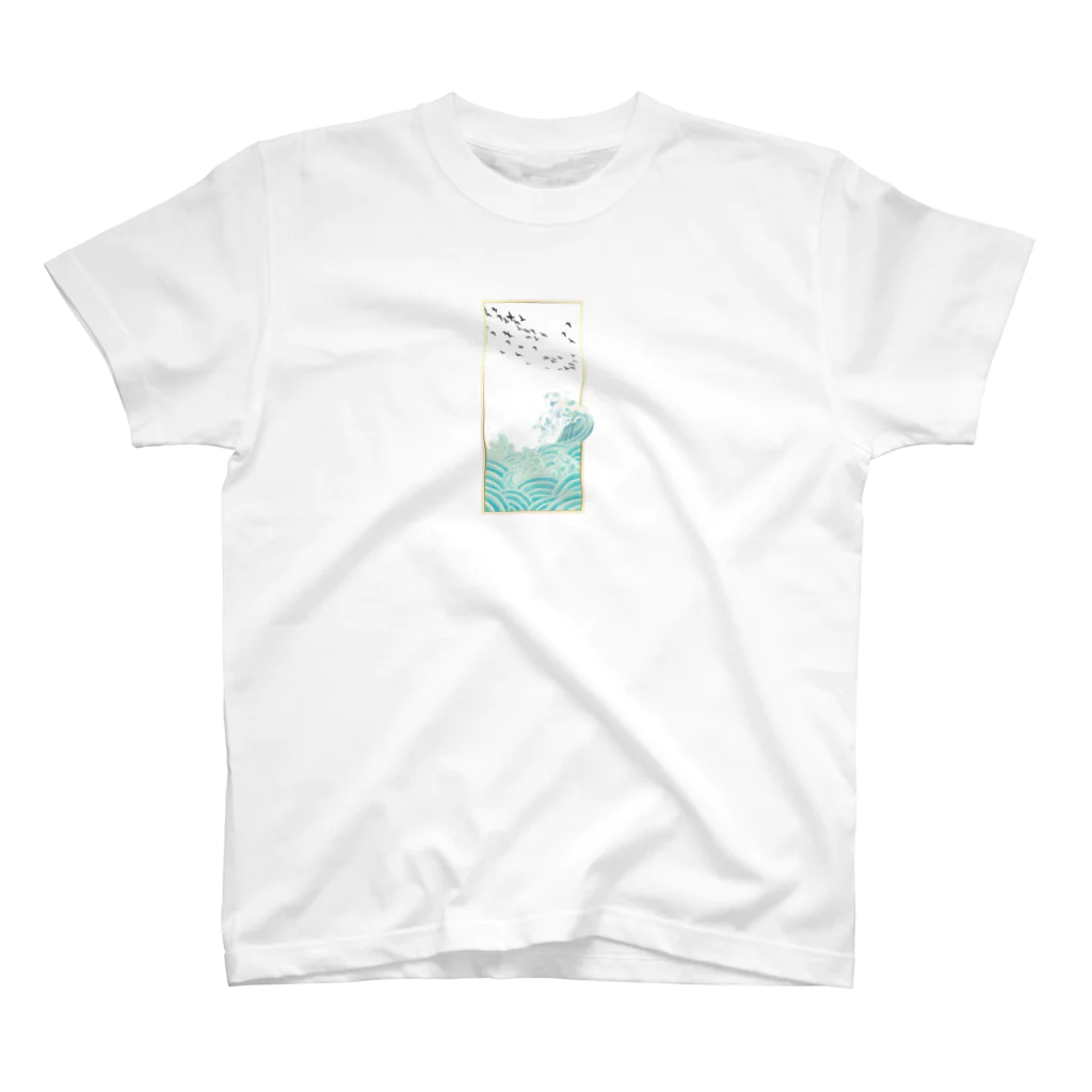 ツグミの桜の園(River) Regular Fit T-Shirt