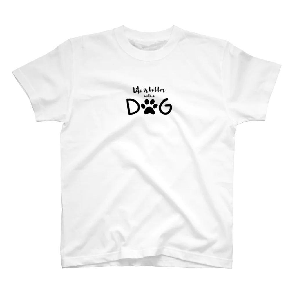 犬好きさんのためのTシャツ屋さんの犬好きが作ったTシャツ Ver.2 Regular Fit T-Shirt