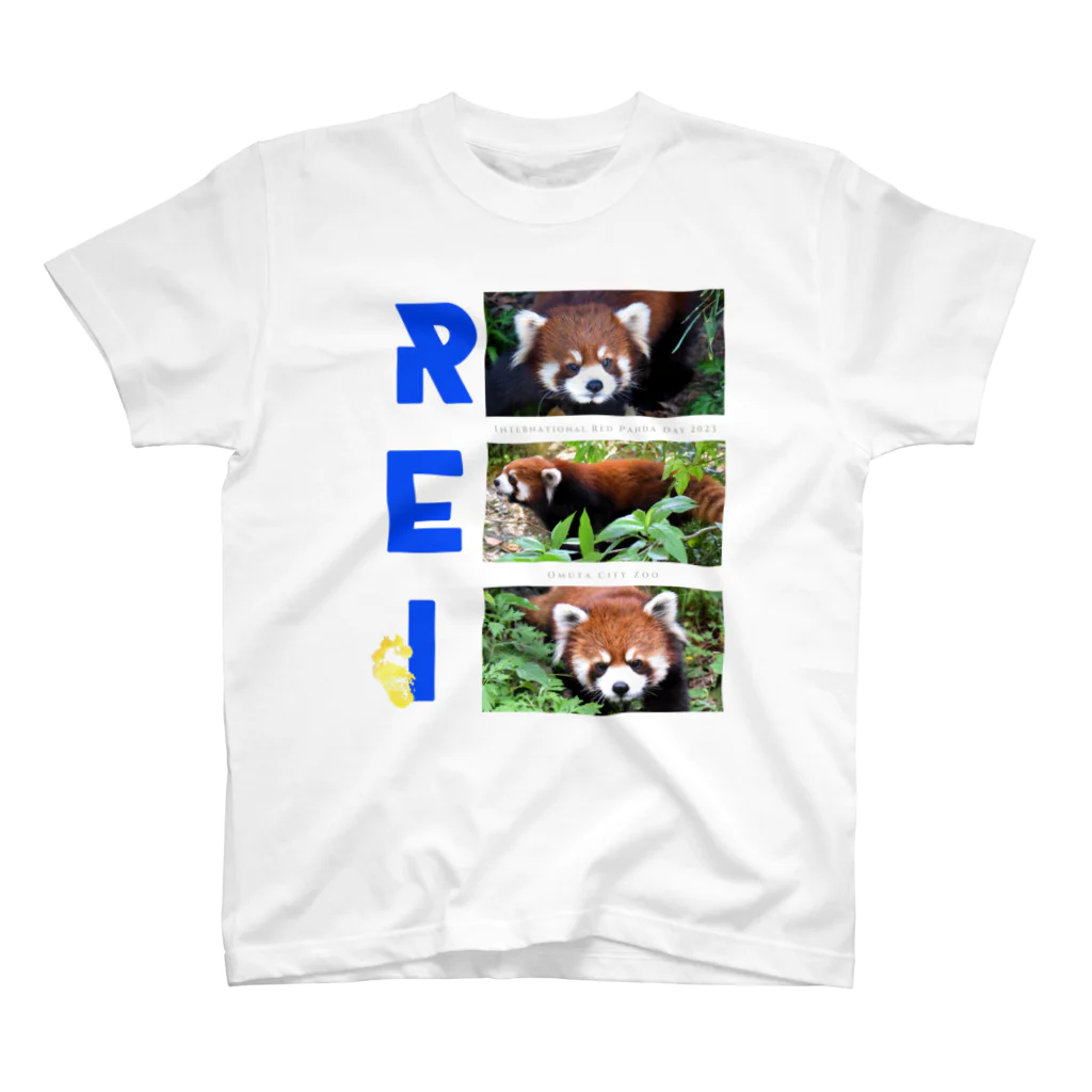 大牟田市動物園の国際レッサーパンダデー2023　レッサーTシャツ#02 スタンダードTシャツ