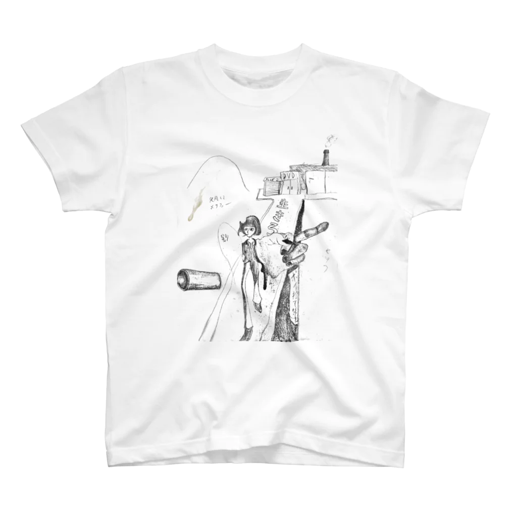 坂東rukaの恋人の描いた絵のTシャツ スタンダードTシャツ