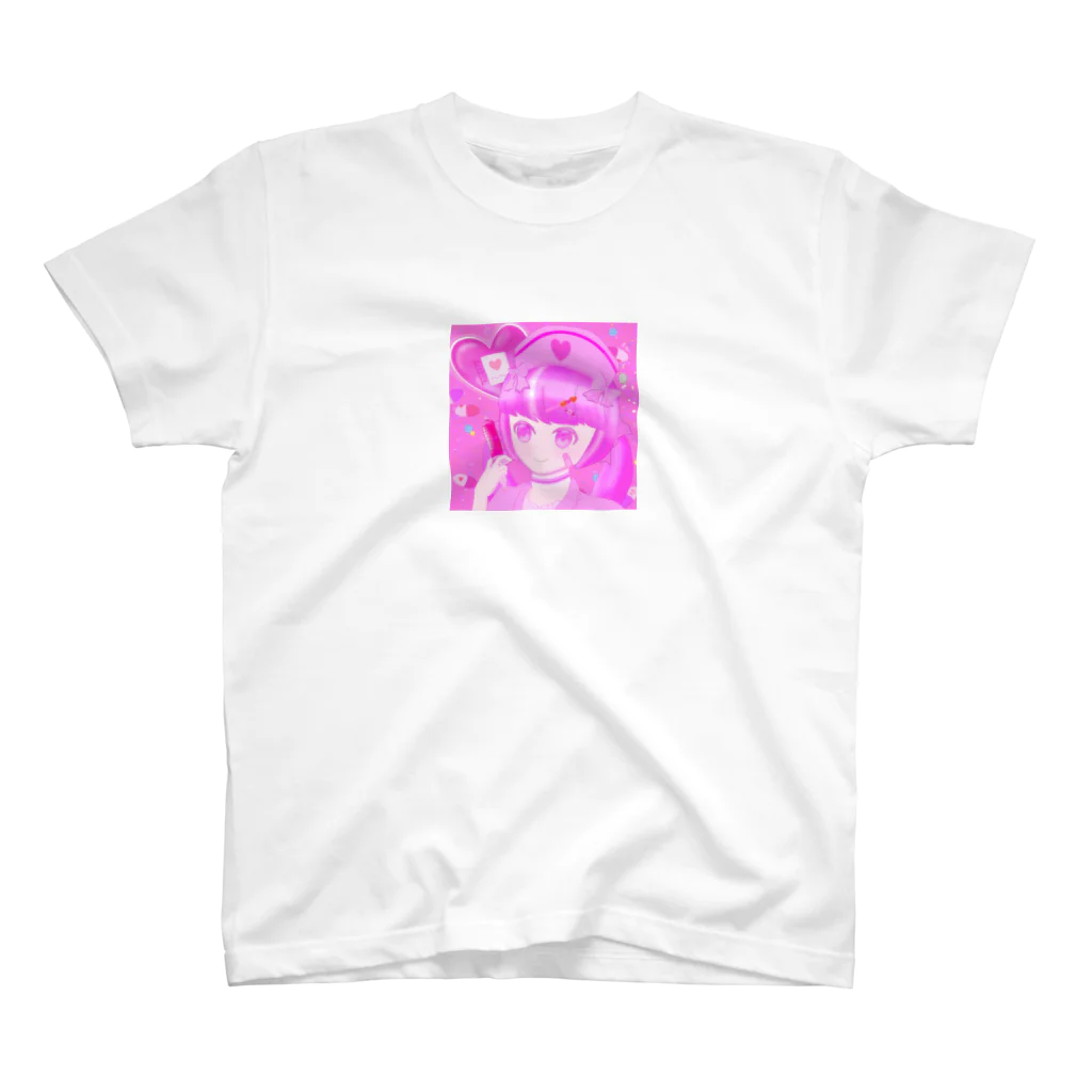 ゆ。のピンクの子 Regular Fit T-Shirt