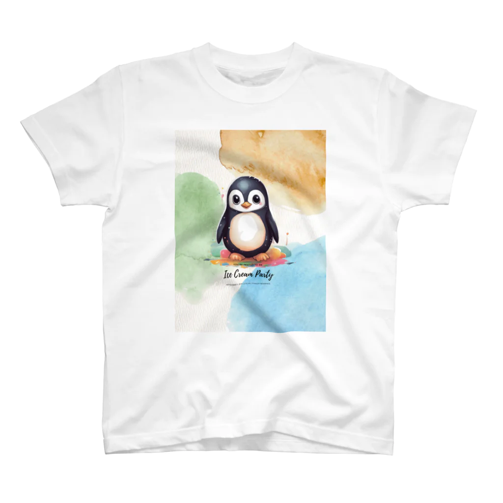 Egg Designerのキラキラ☆ペンギン スタンダードTシャツ