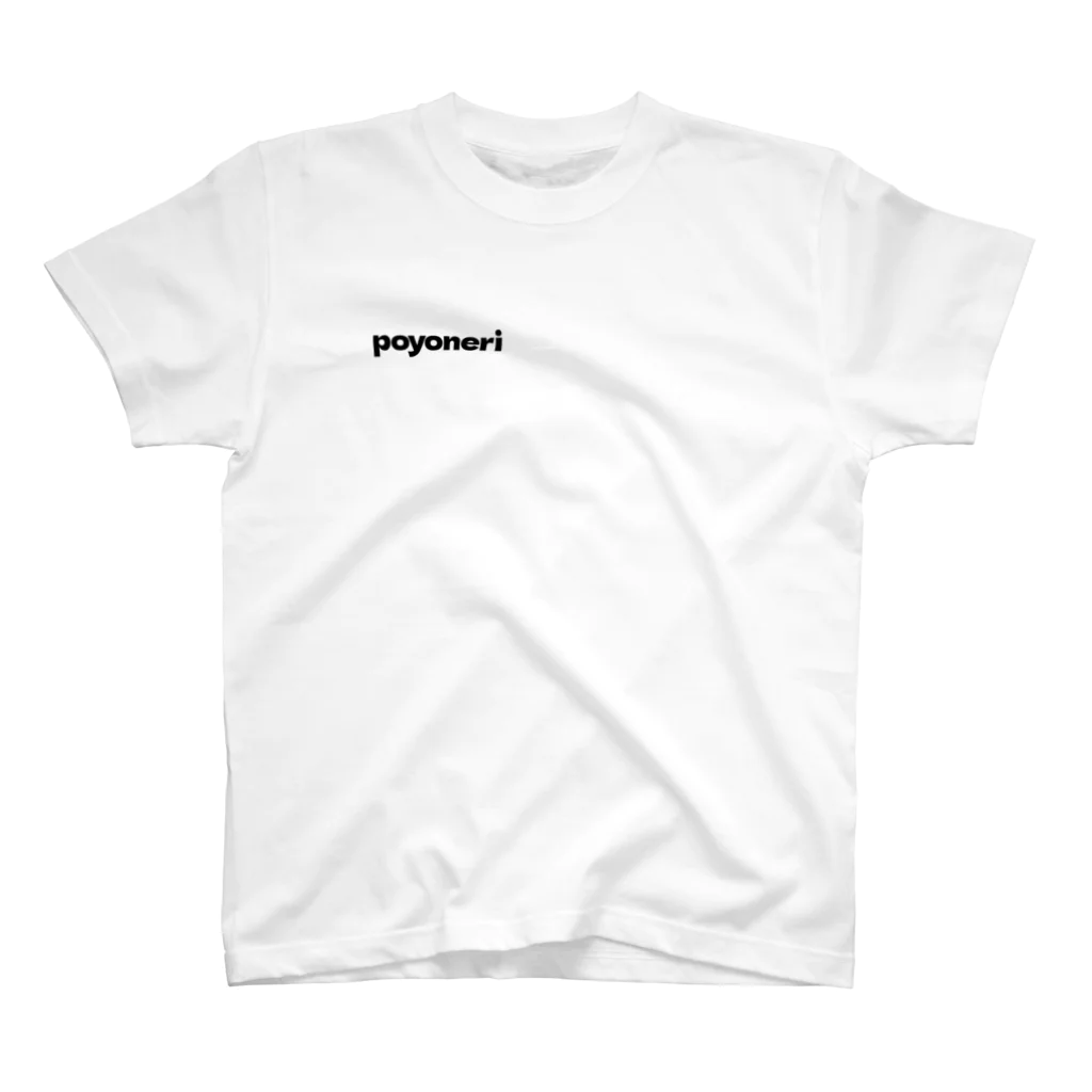 ポヨねりのpoyoneri 文字プリント Regular Fit T-Shirt