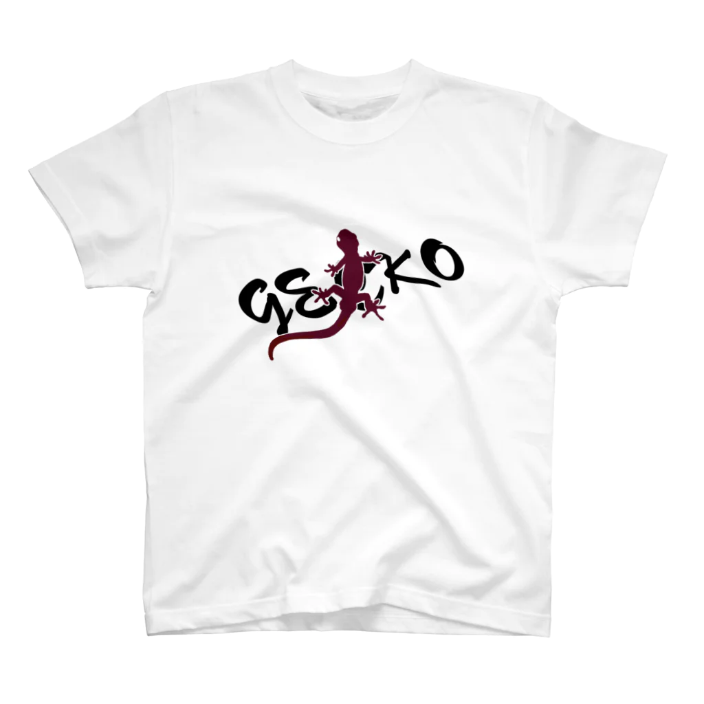 mamaraのヤモリは英語でGECKO Regular Fit T-Shirt