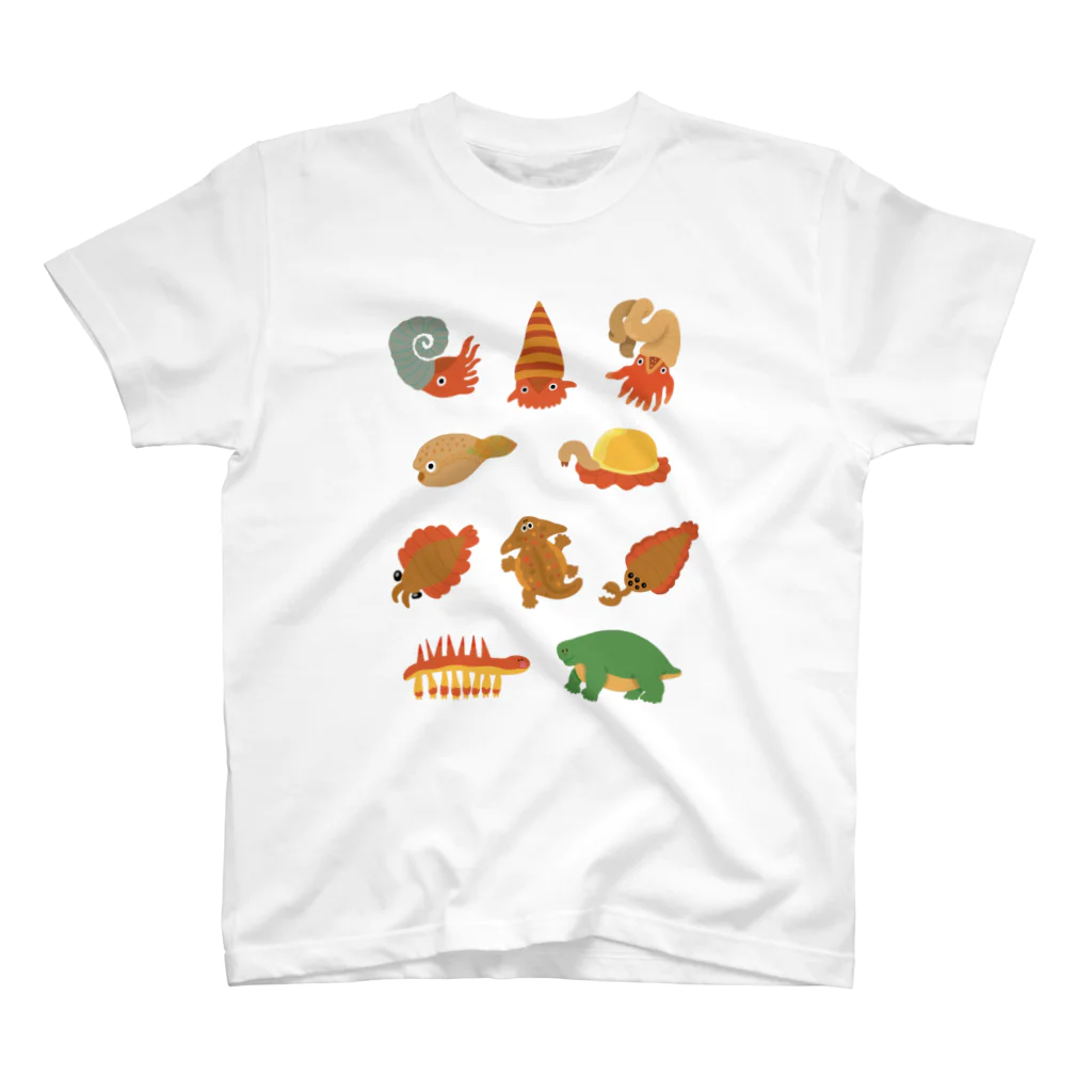 すずの木洋品店の古生物柄 スタンダードTシャツ