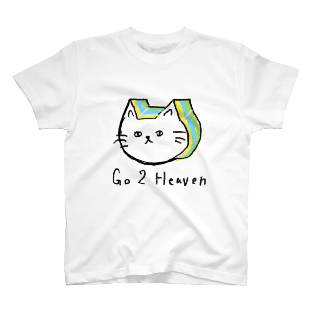 86_hamburgerの例のブランド【Go 2 Heaven】 スタンダードTシャツ