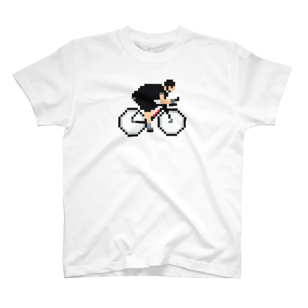 のりものドット絵Tシャツのride!!（ブラック） Regular Fit T-Shirt