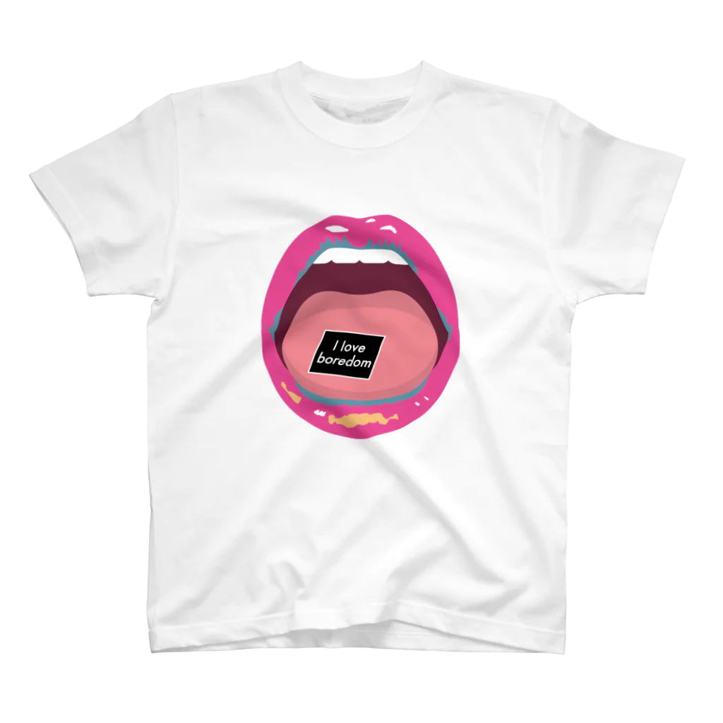 ゴトーアヒルのmouth & paper 退屈が大好きver. スタンダードTシャツ