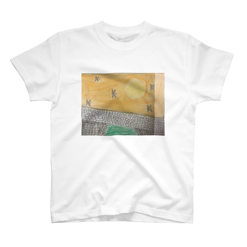 気ままママの夕焼けトンボ Regular Fit T-Shirt