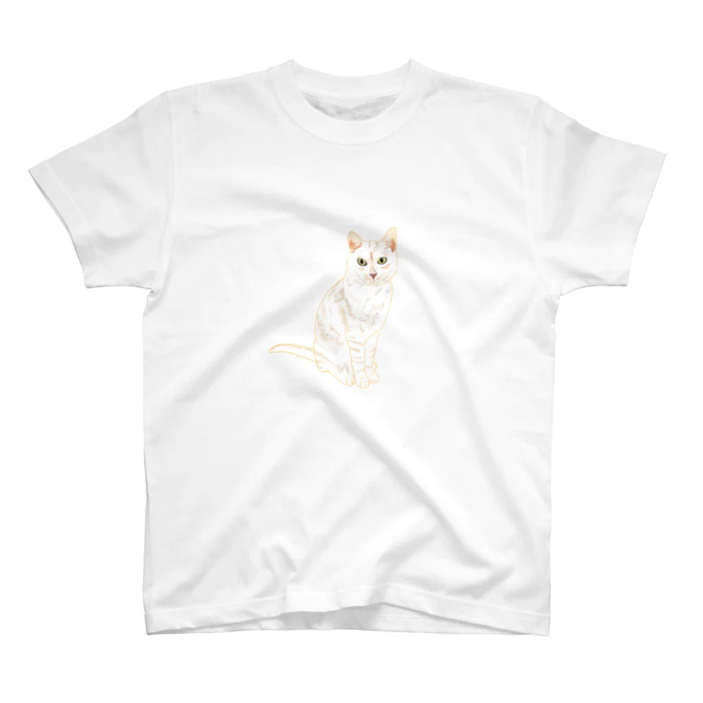 きゅう。の眉間は見た！キャット Regular Fit T-Shirt