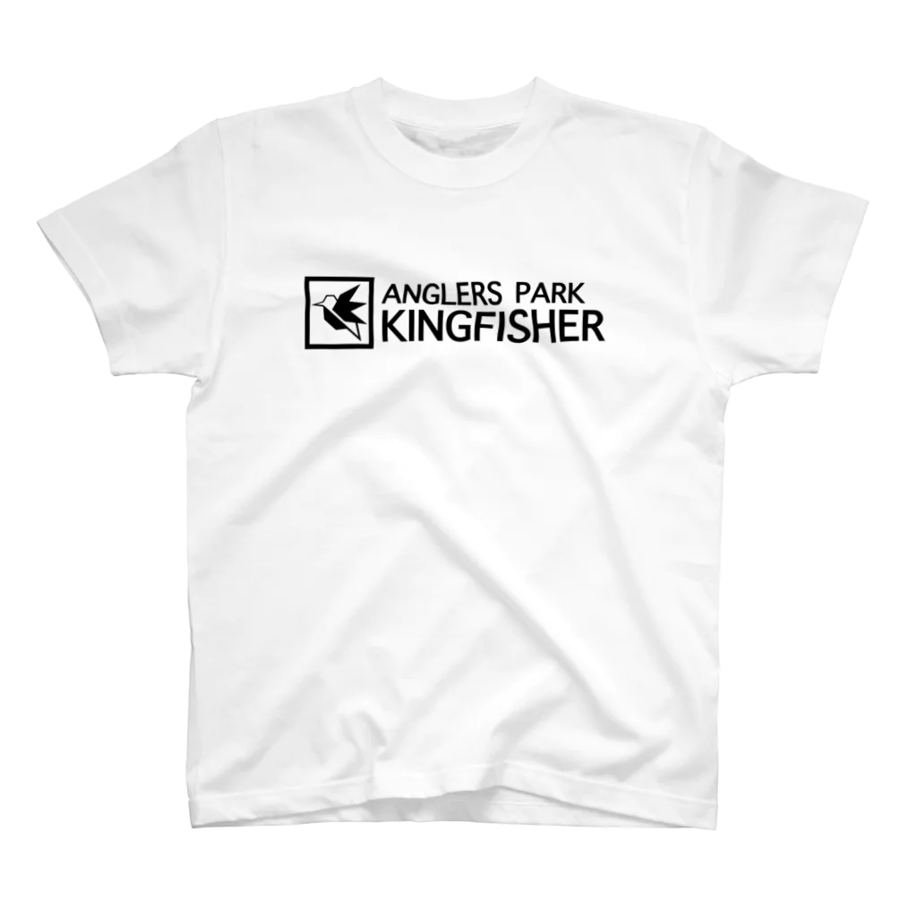 anglerspark_kingfisherのKINGFISHER LOGO -Black- スタンダードTシャツ