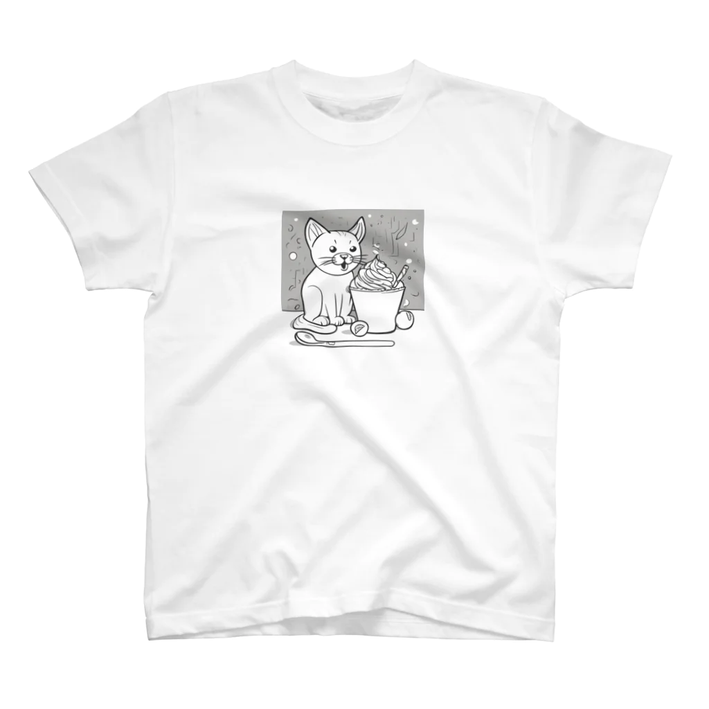 genesis_the_endの待てにゃんこ Regular Fit T-Shirt