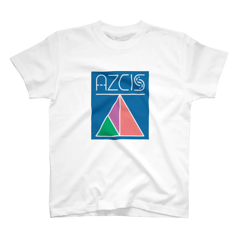 hikkinakoのAZCISロゴ青 Regular Fit T-Shirt