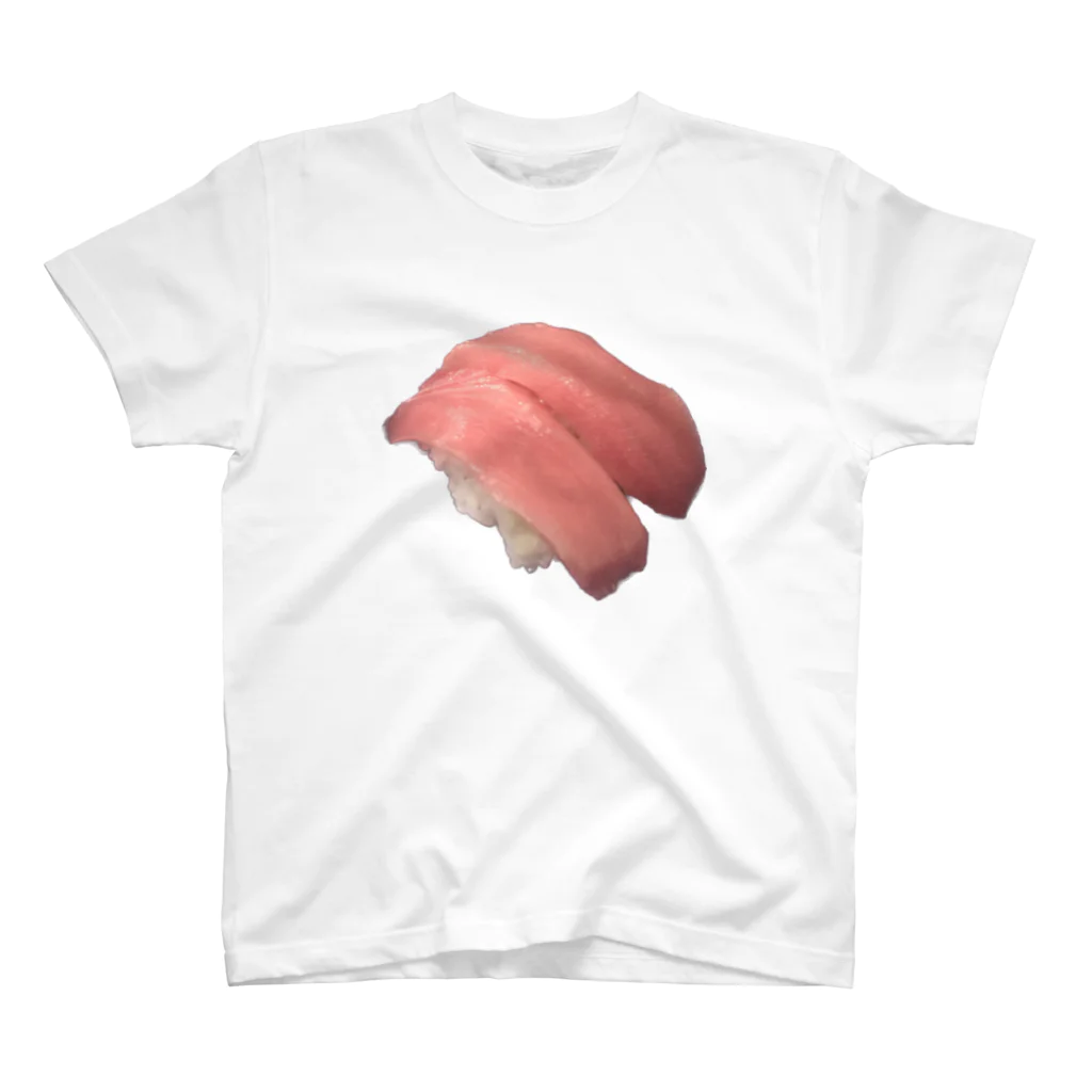 3丁目雑貨店のSUSHI！medium-fatty tuna スタンダードTシャツ