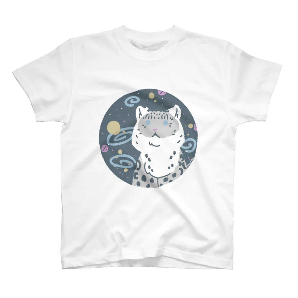 まりもの宇宙ユキヒョウ スタンダードTシャツ