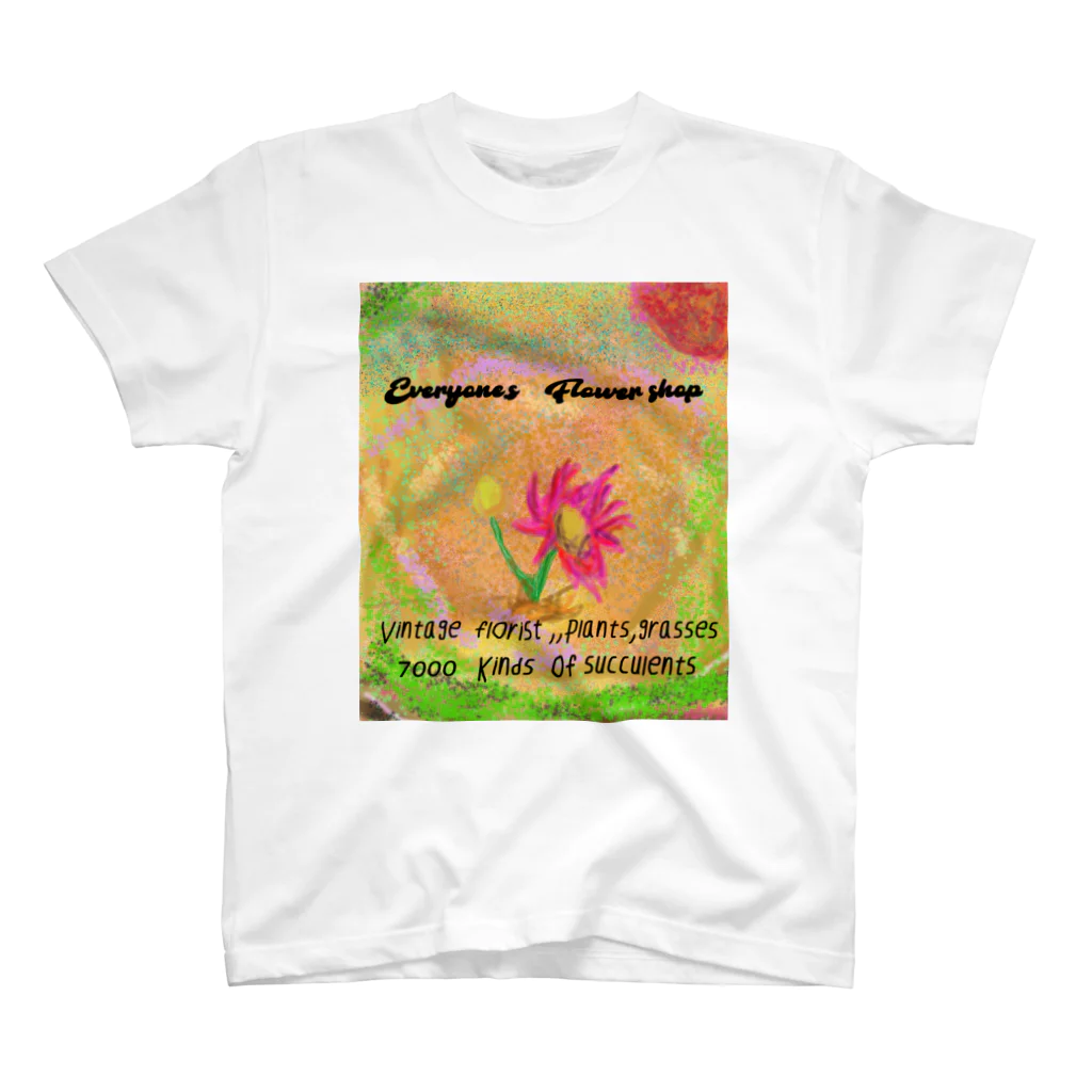 papapamaの外国の花屋 Regular Fit T-Shirt