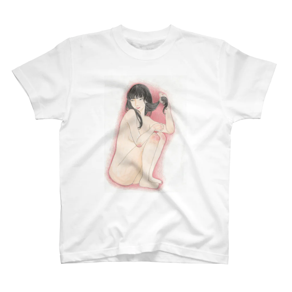 朱い夢のおんな（mortel_transfert）のNAOMI スタンダードTシャツ