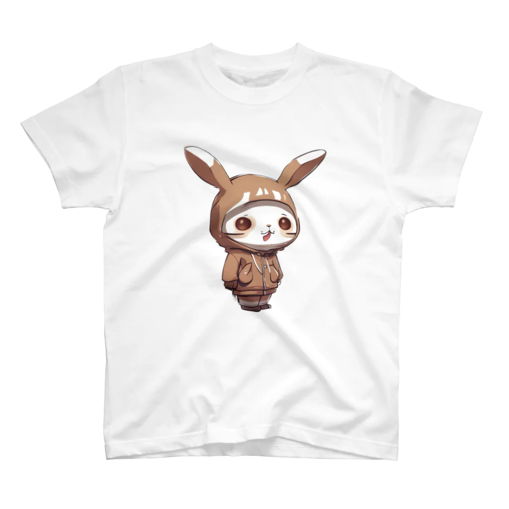 animal canvasのthe Rabbit！ Regular Fit T-Shirt