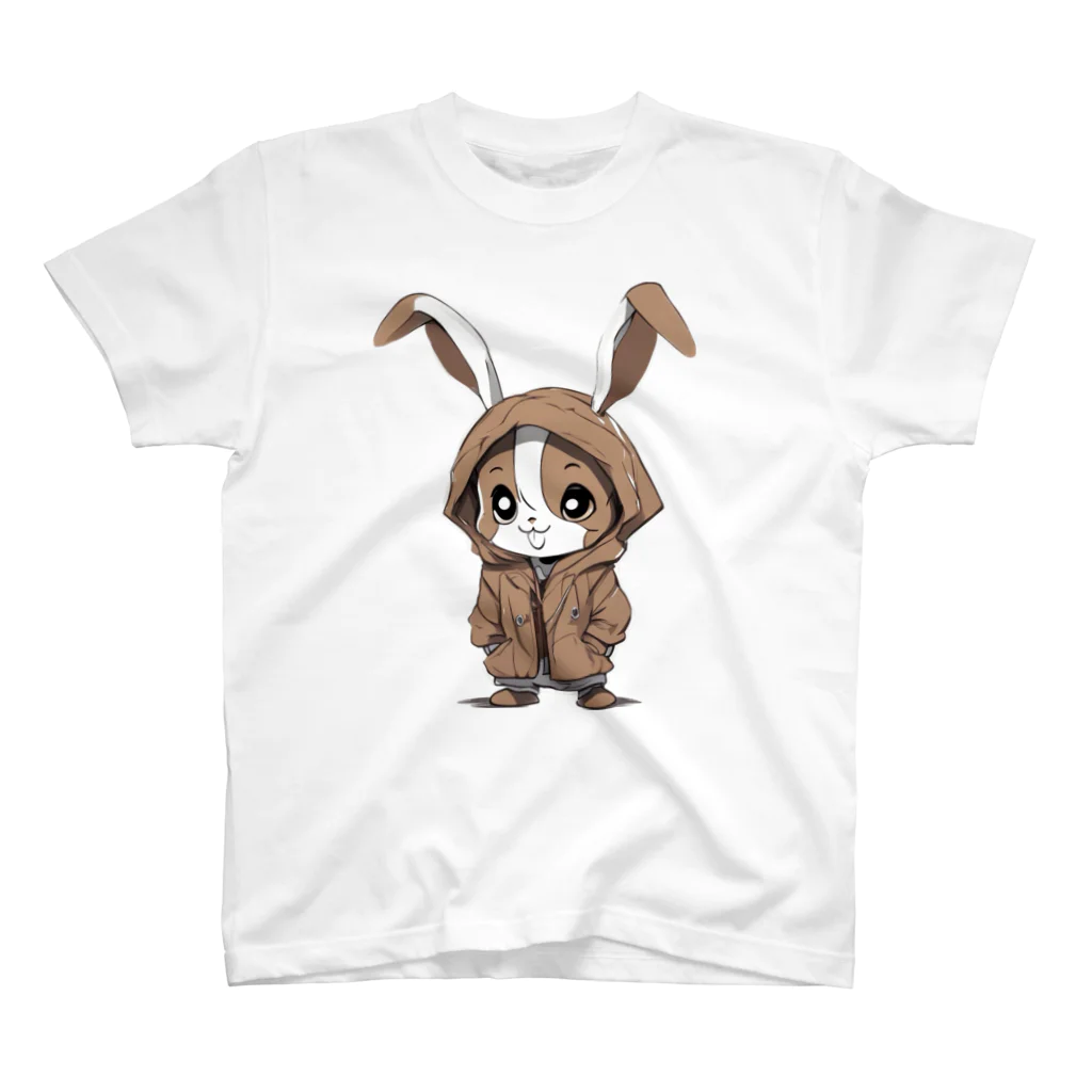 animal canvasのthe Rabbit！ Regular Fit T-Shirt