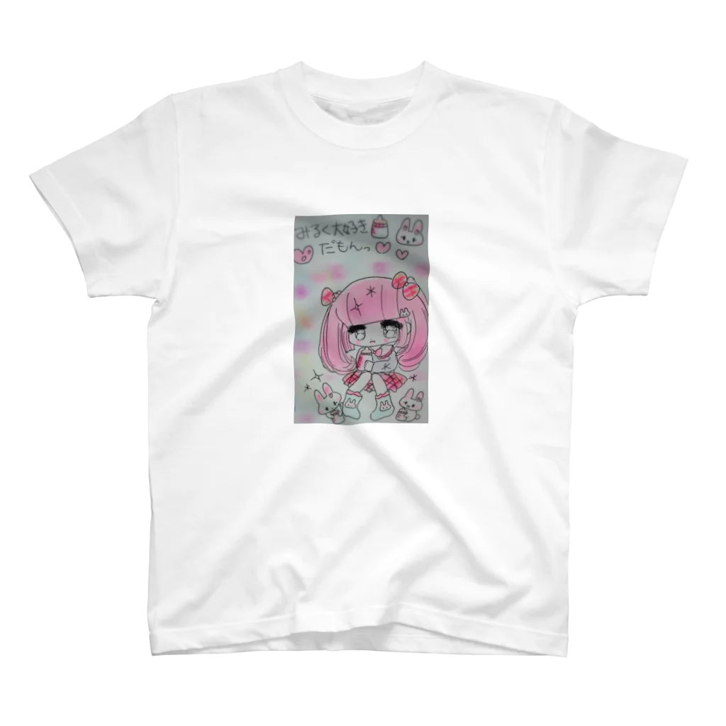 🎀姫野森みみ🎀mimistrawberrymilkのみみガール スタンダードTシャツ