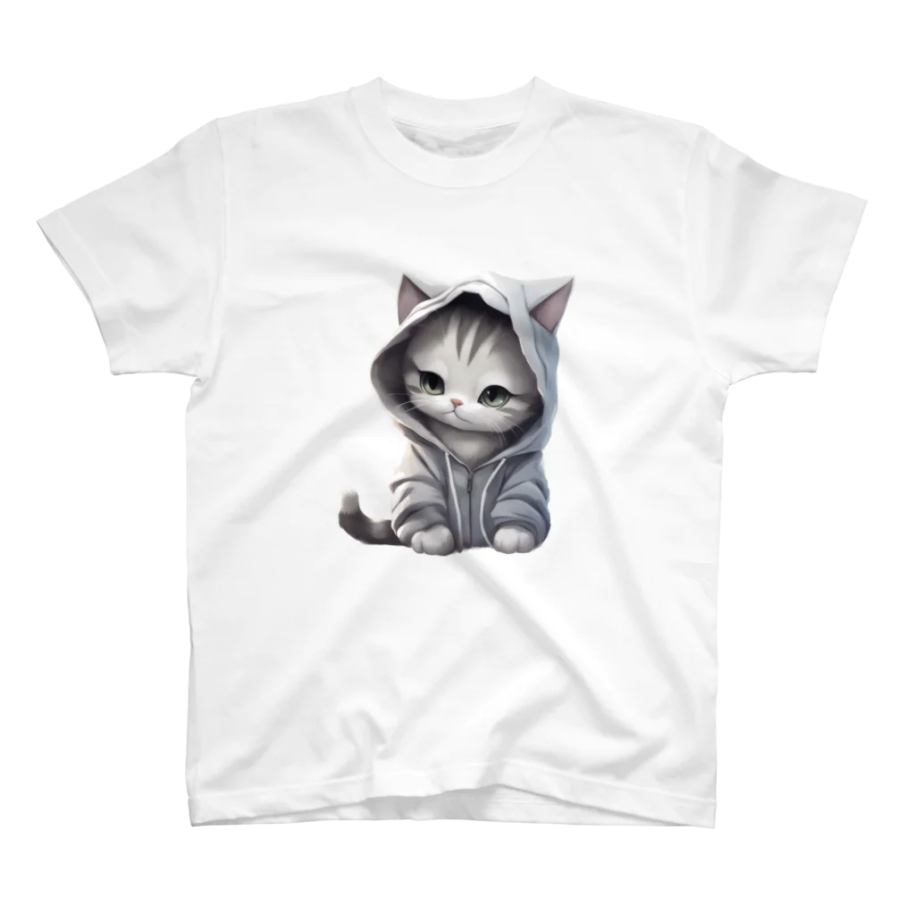 animal canvasのthe cat！ Regular Fit T-Shirt