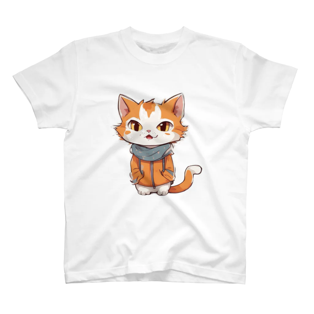 animal canvasのthe cat！ Regular Fit T-Shirt