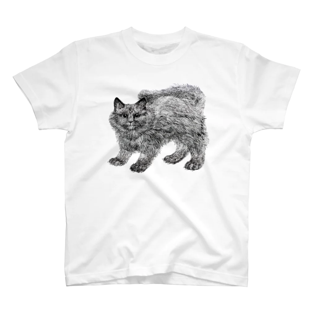 segasworksのふわふわの仔猫 スタンダードTシャツ