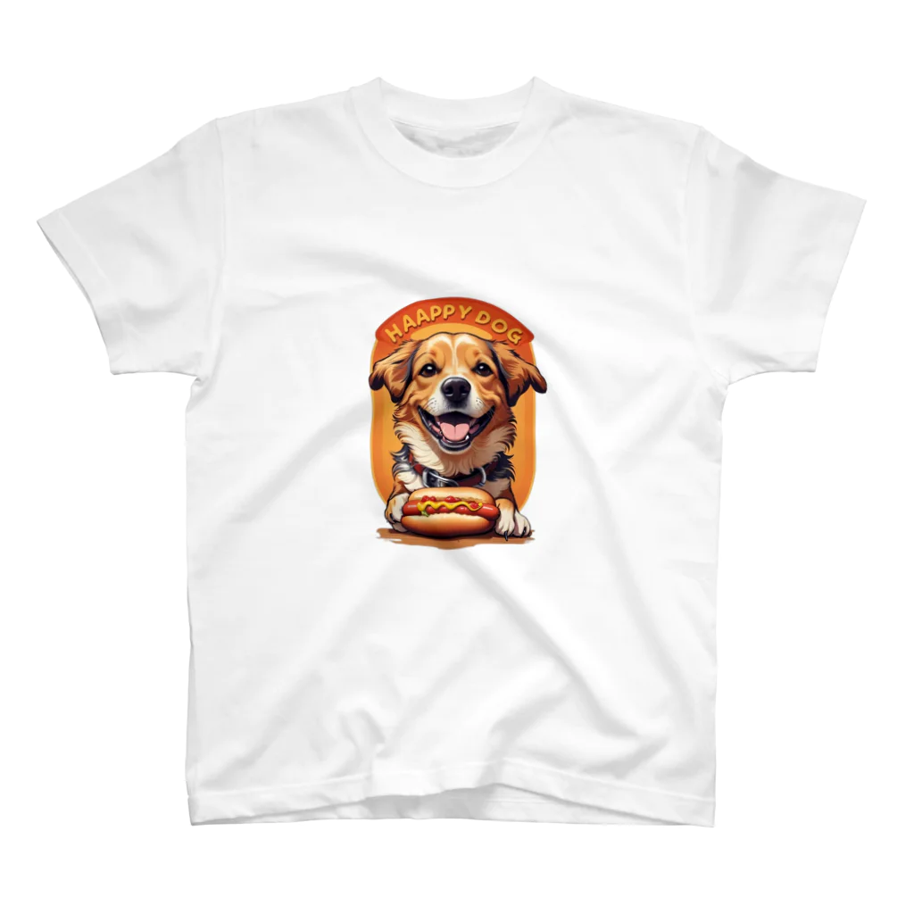 まみうだぱおのゆったりSHOPのHOT+DOG Regular Fit T-Shirt