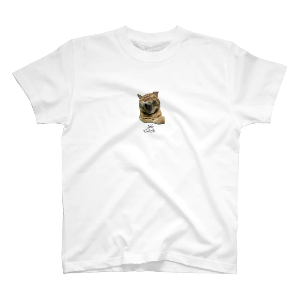 kikaku の猫ごじら Regular Fit T-Shirt