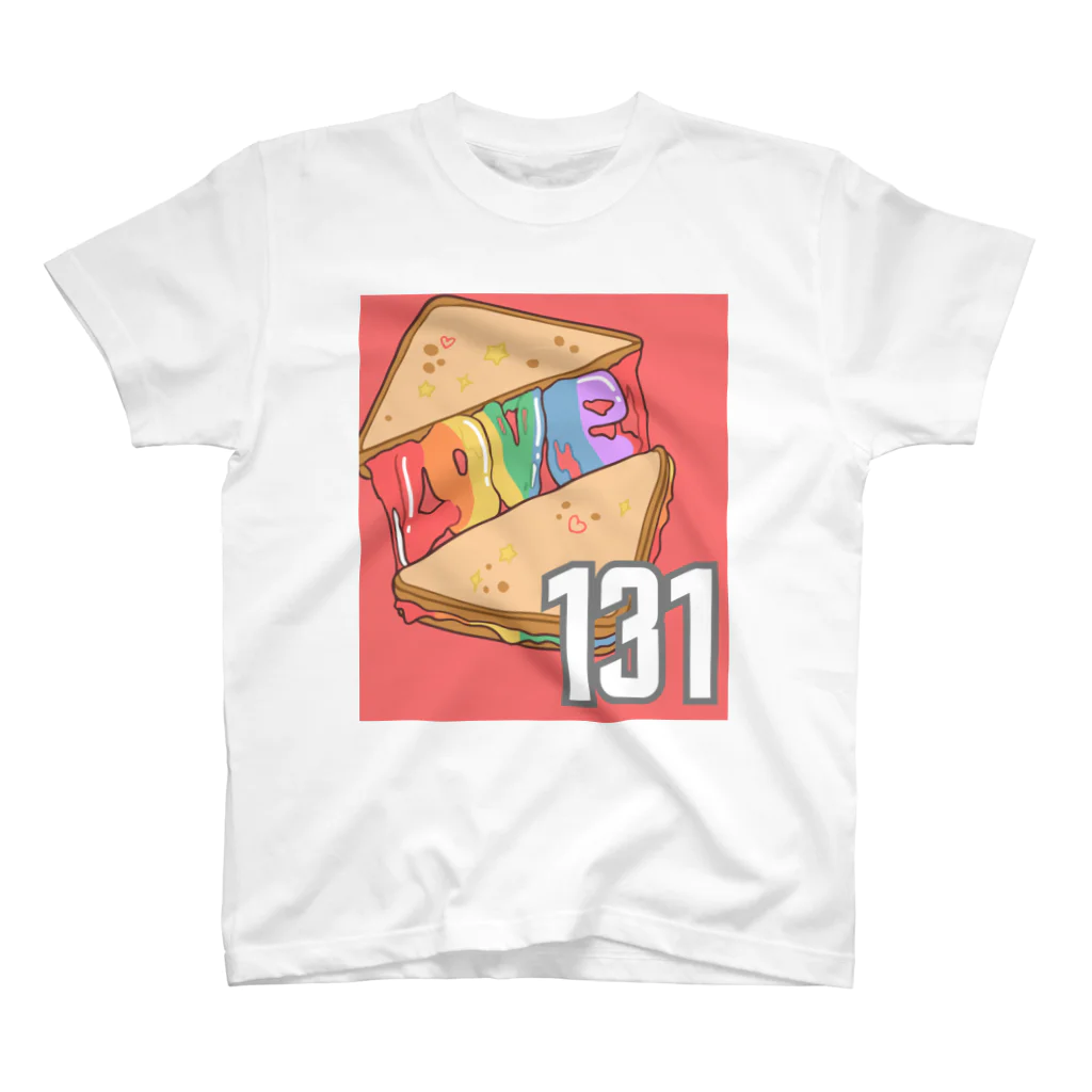 SMiLE LIFE=Y&Mのlove131(ラブサンドイッチ) スタンダードTシャツ