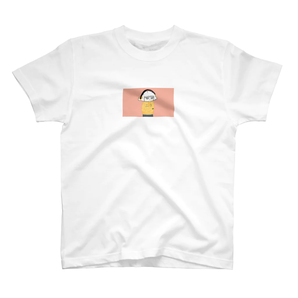 いだのニラ餃子人間pink スタンダードTシャツ