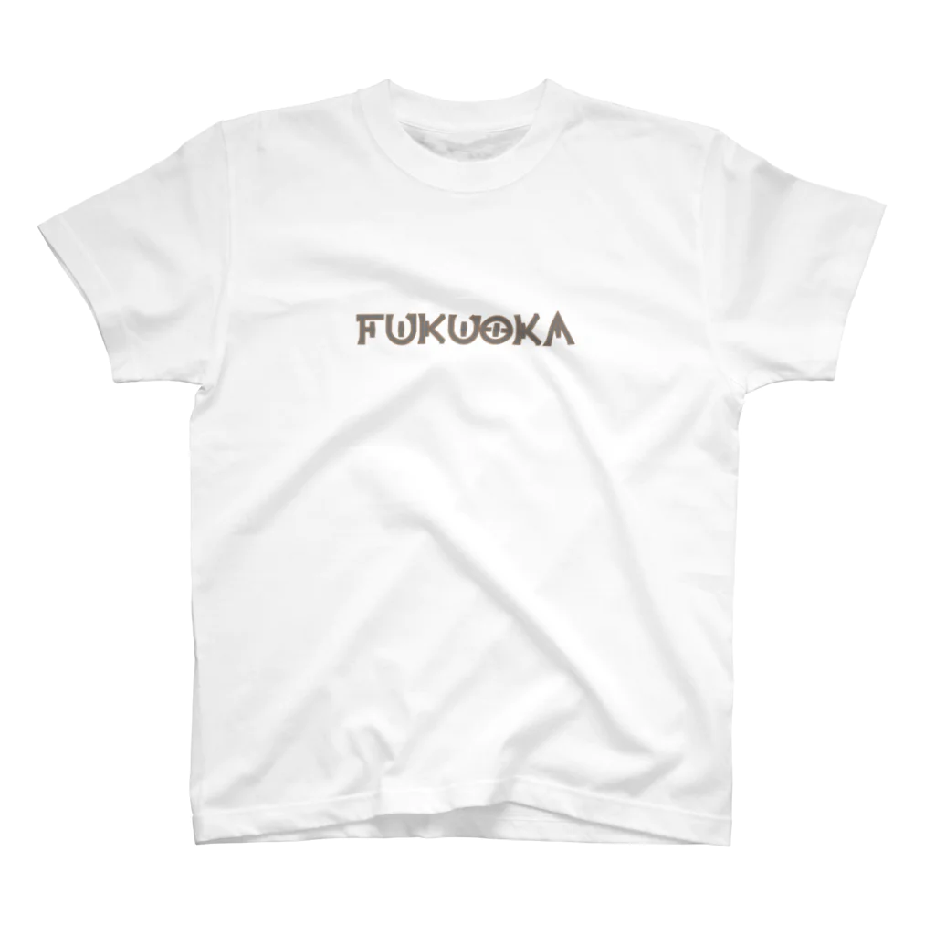 fukuoka LOVE （福岡）を愛してやまないSHOPのfukuoka 愛がとまらない Regular Fit T-Shirt