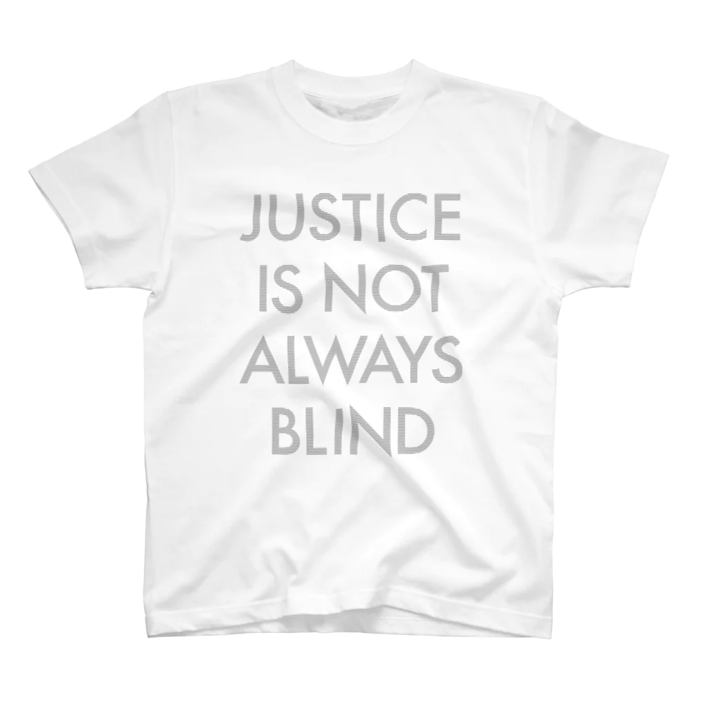 44TAのJUSTICE IS NOT ALWAYS BLIND Regular Fit T-Shirt