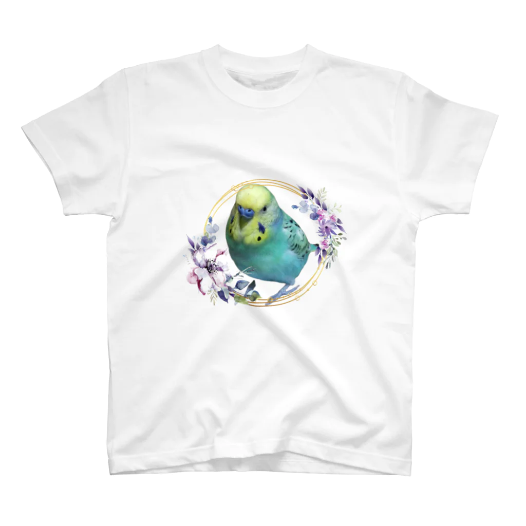 甘えん坊オカメインコのセキセイインコそらまめちゃんシリーズ Regular Fit T-Shirt