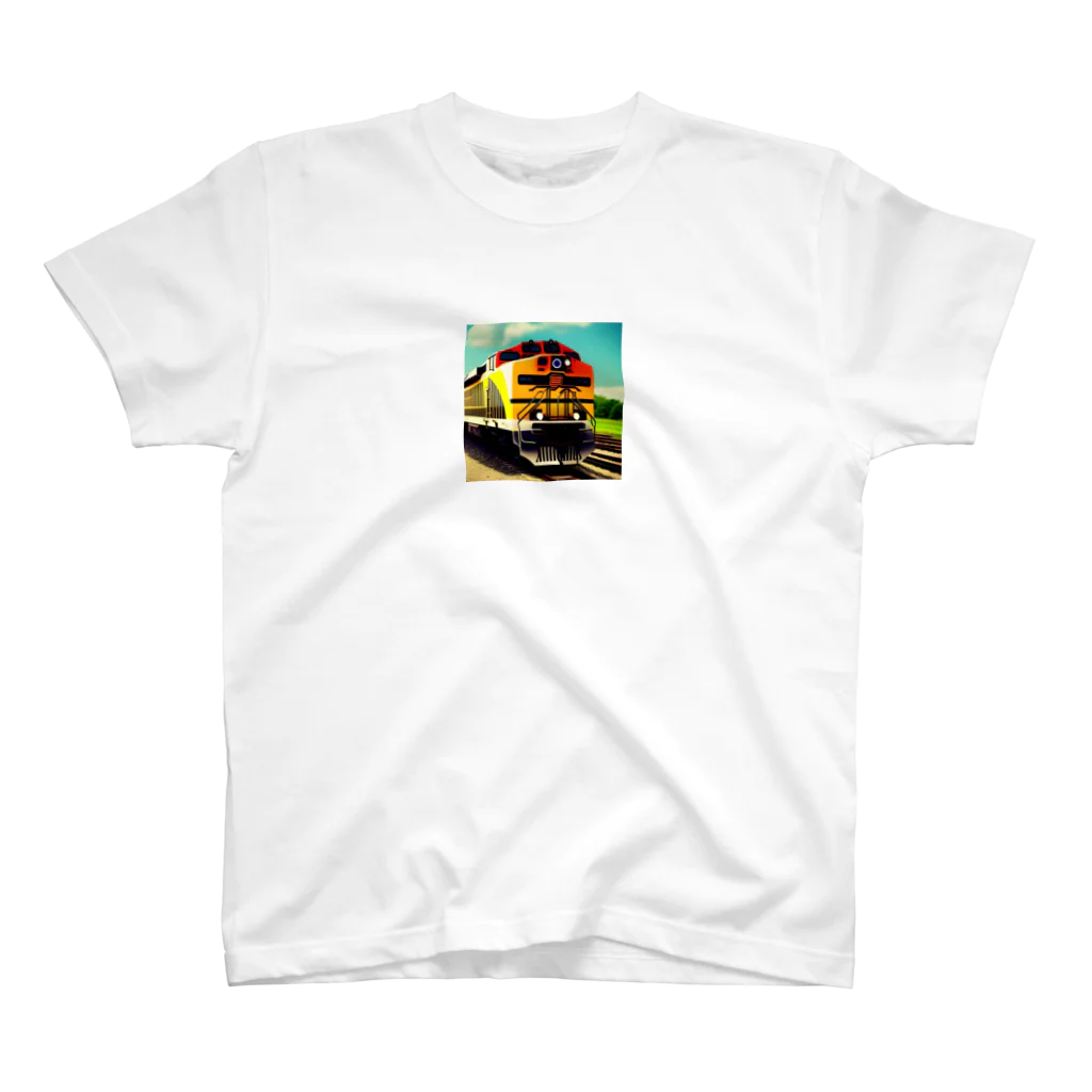 なすびん屋の鉄道マニアくん Regular Fit T-Shirt